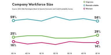 Company Workforce Size line graph