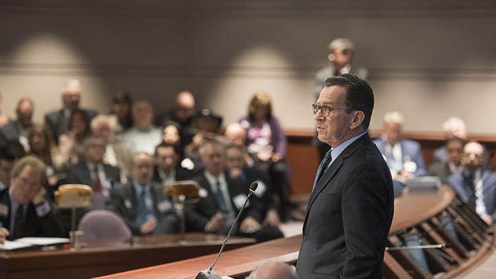 Gov. Malloy addresses Connecticut Business Day
