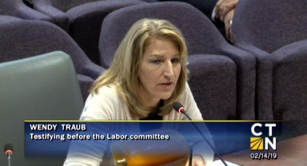 Small business owner Wendy Traub testifies on paid FMLA