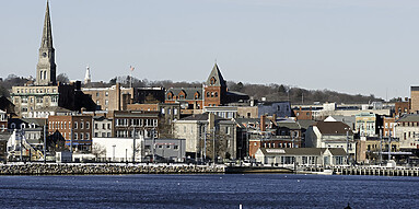 View of New London from Fort Trumbull State Park