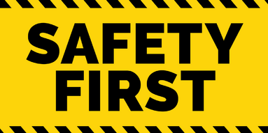 Safety-First sign