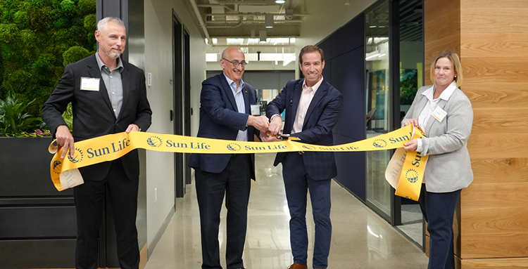 Sun Life ribbon cutting