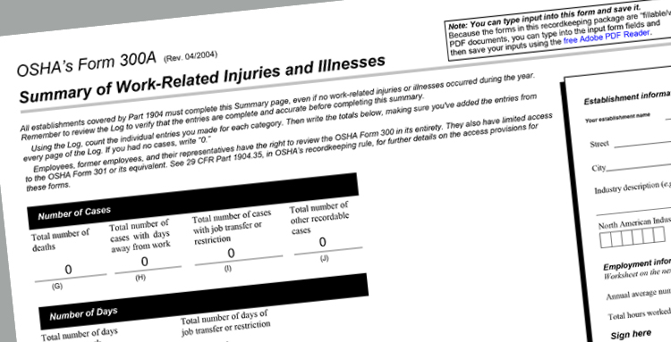 Recordkeeping Deadline: Injury and Illness Forms