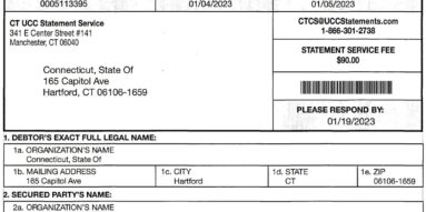 Scam UCC notice