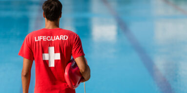 Summer job, lifeguard, pool, water, rescue