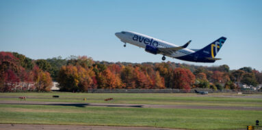 Avelo Airlines partners with Special Olympics Connecticut for Plane Pull event.