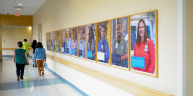 Yale New Haven Hospital hallway