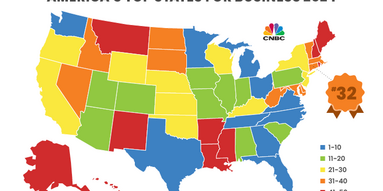 America's Top States for Business 2024, CNBC
