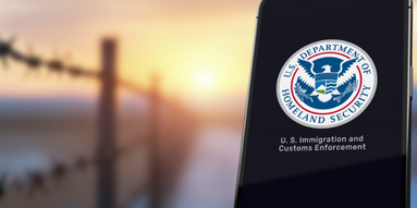 border U.S. Department of Homeland Security logo