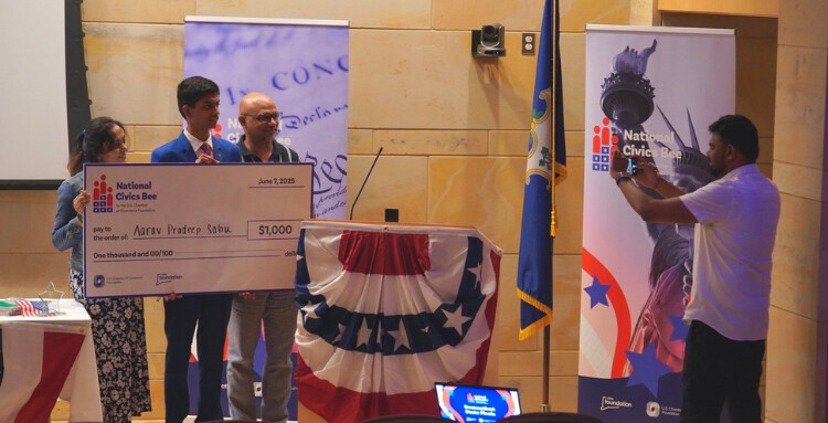 Fairfield Student Heads to National Civics Bee Finals