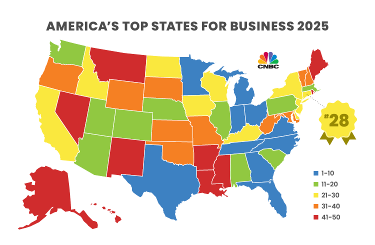 Education, Workforce Drive CNBC 'Top States' Boost