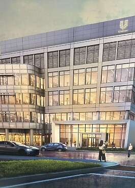 Rendering of Unilever's planned New Haven global innovation center