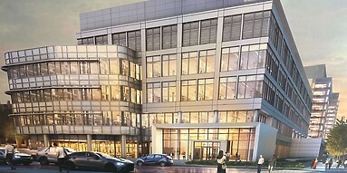 Rendering of Unilever's planned New Haven global innovation center