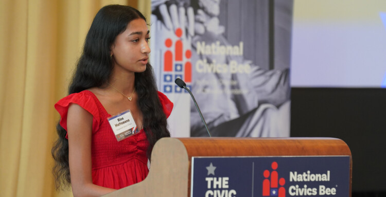 Kingswood Oxford Eighth-Grader Wins National Civics Bee Connecticut State Finals 